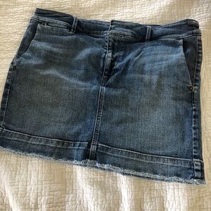 Ann Taylor denim miniskirt